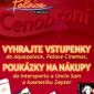 Vyhrajte poukázky do AquaPalace, Intersportu, vstupenky do Palace Cinemas