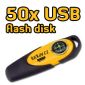 50x USB flash disk s kompasem!