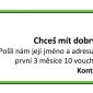 Získej 10 voucherů!