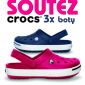 Soutěž o 3×1 letní pantofle Crocs za 1090 Kč