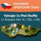 Mapujeme sportovní Česko – soutěž o ceny za 14000,- Kč