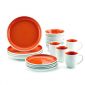 Skvělá červnová soutěž o nádherný jídelní servis –  Vyhrajte v naší červnové soutěži krásný oranžovo bílý jídelní set