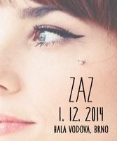 Soutěž o vstupenky na koncert ZAZ v Brně (1. prosince 2014)